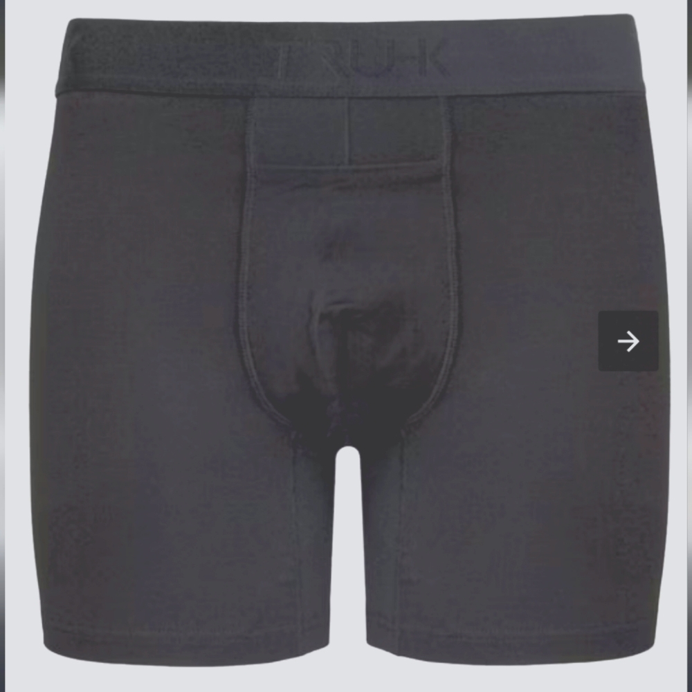 RODEOH TRUHK BOXER STP/PACKING UNDERWEAR - BLACK Size S NWOT Condition